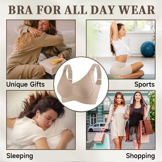 🎁Clearance Sale Buy 1 Get 3 Packs🔥 Super firming bra | Wire-free bra 👍 No more sagging breasts (3-Pack Value Set)